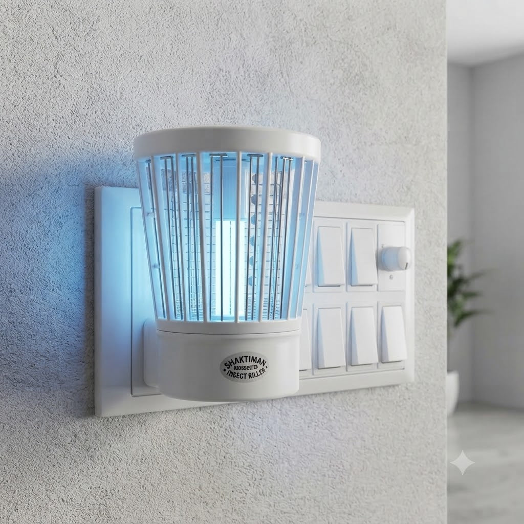 2-in-1 Electric Mosquito Killer & UV Insect Trap | Chemical-Free, Silent & Energy Efficient | Plug-in Mosquito Killer for Home, Bedroom & Office