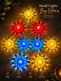 Lotus Crystal Diya – Beautiful Decorative Diya for Home & Festival Decor(Pack of 12)